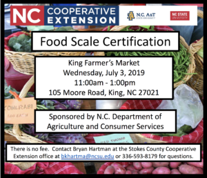 Cover photo for Food Scales Certification