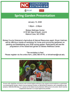 Cover photo for Spring Garden Presentation