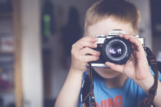 boy taking photo