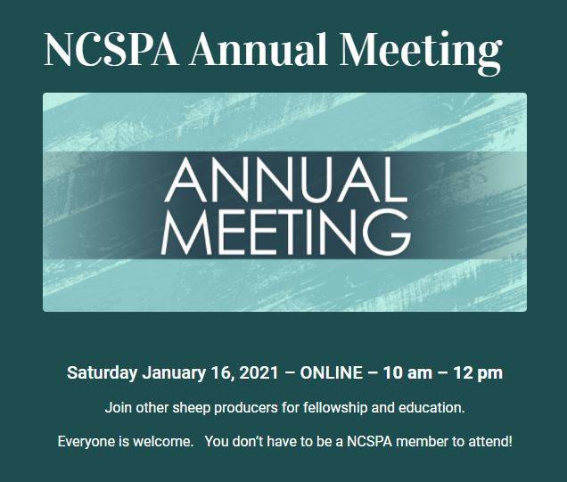 Annual Meeting flyer