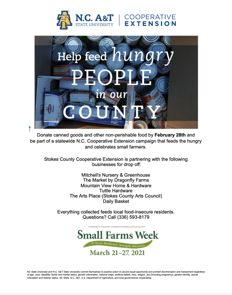 Help feed hungry people flyer image