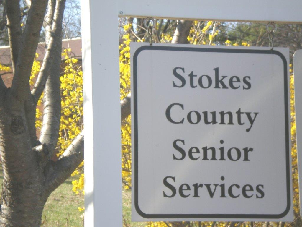 Stokes County Senior Services sign