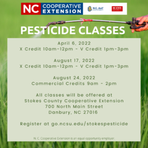 pesticide classes flier