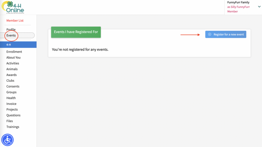 event registration