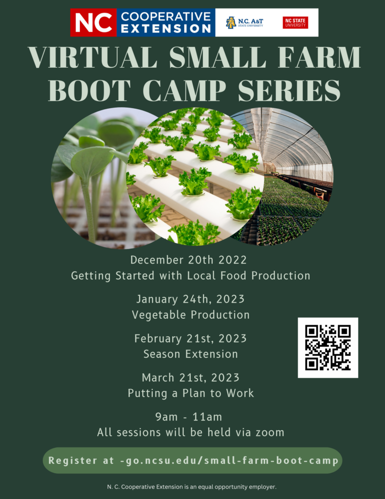 Virtual Small Farm Boot Camp Series.