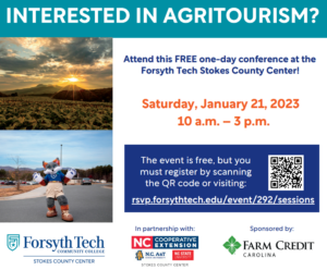 Cover photo for Stokes County Agritourism Conference