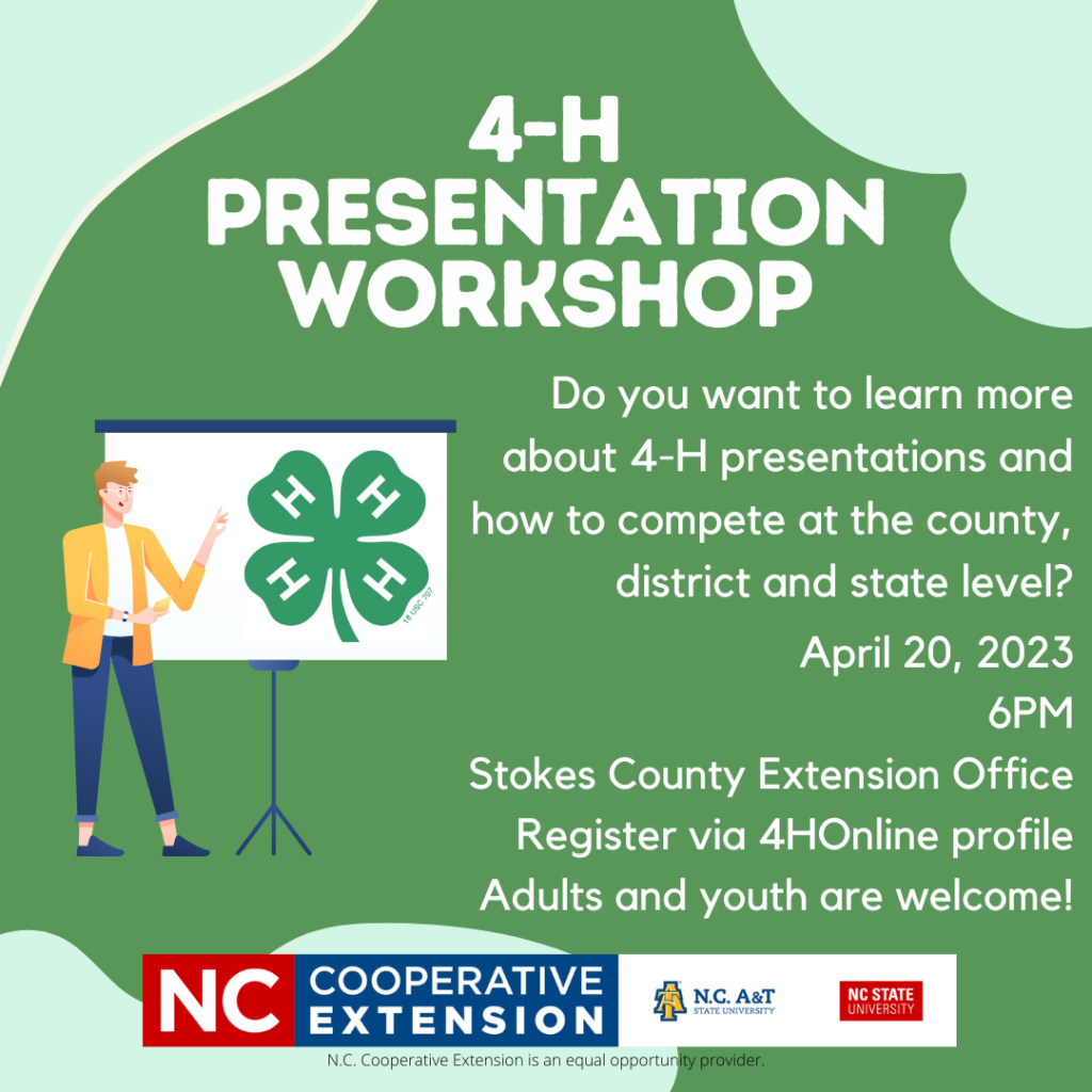 4-H Presentation Workshop