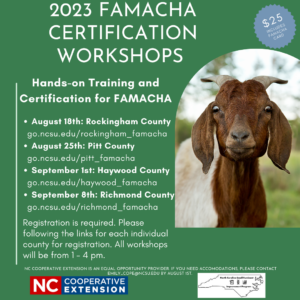 Cover photo for FAMACHA Training Series
