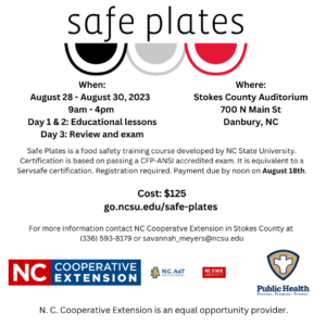 safe plates stokes training