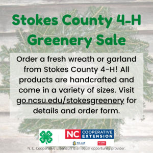 Cover photo for Stokes County 4-H Wreath & Garland Sale