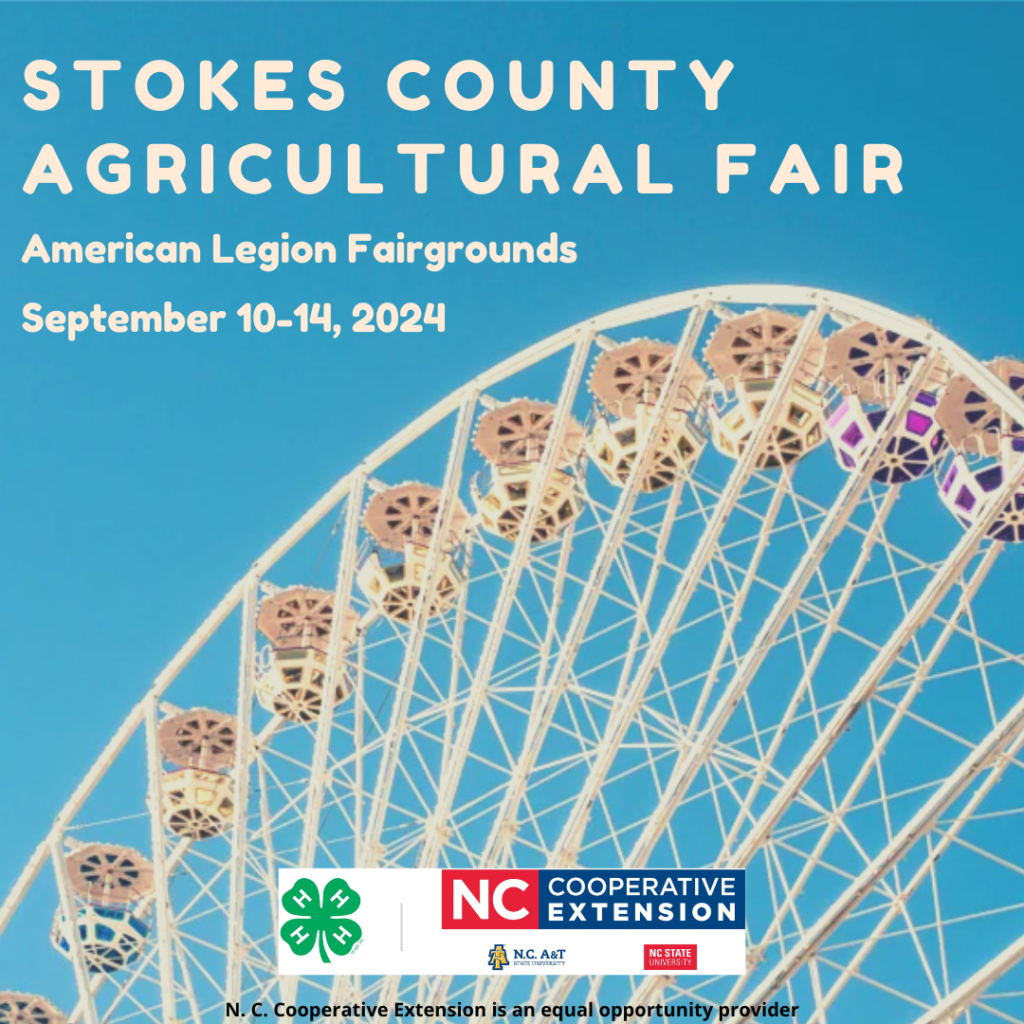 2024 Stokes County Agricultural Fair Livestock Shows N.C. Cooperative