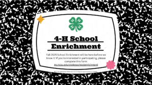 Cover photo for 2025 Fall School Enrichment