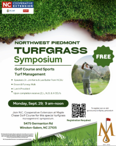Cover photo for Northwest Piedmont Turfgrass Symposium