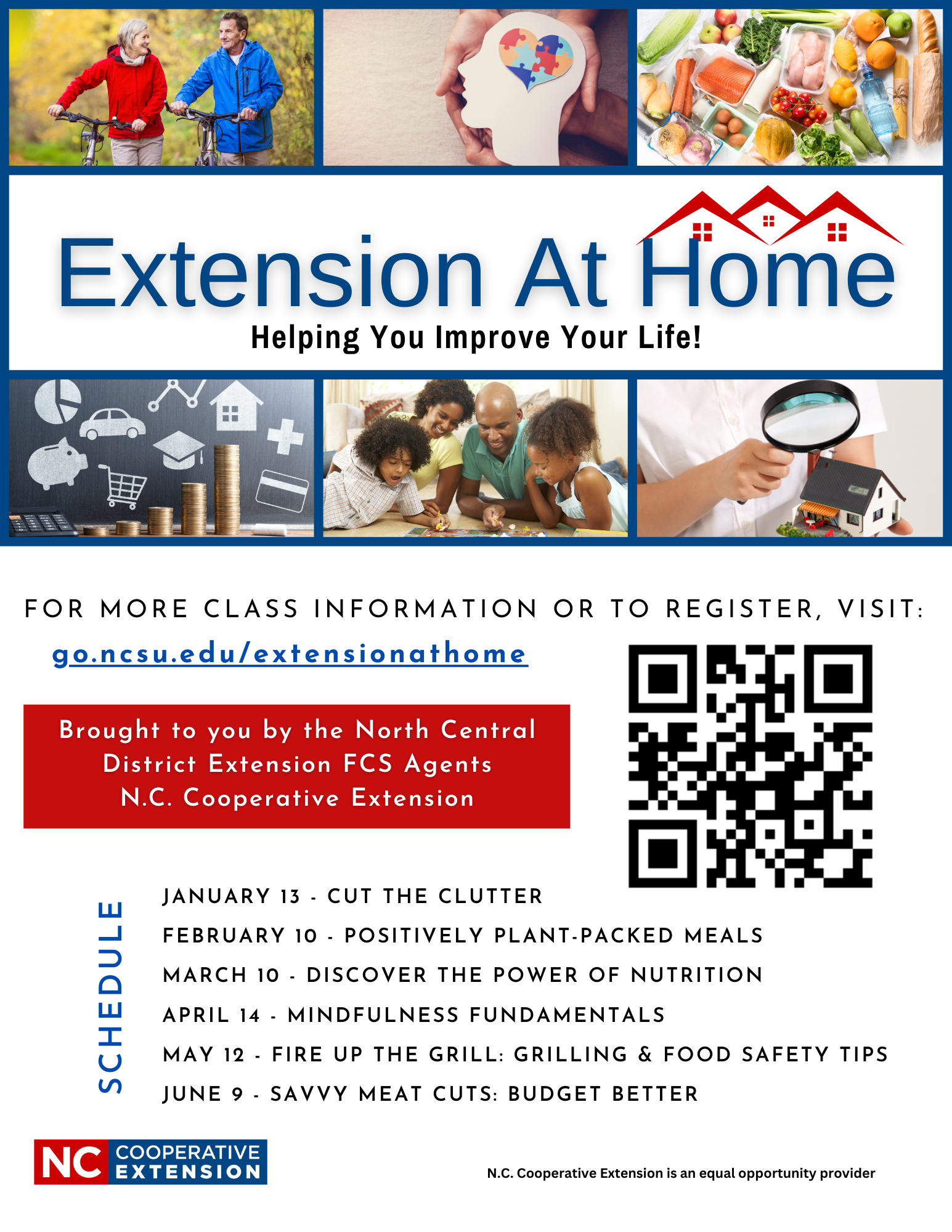 extension at home flyer